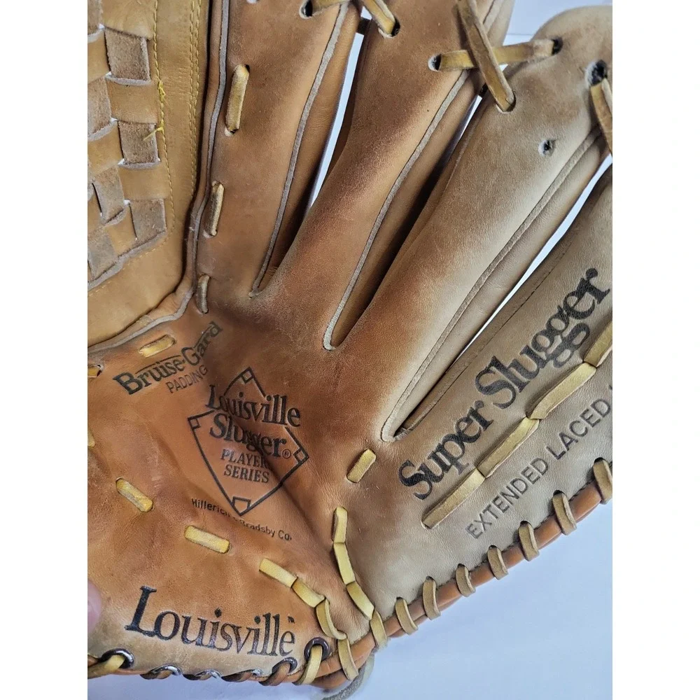 Louisville Slugger LPS8 Baseball Softball Glove 13.5 RHT Brown Steerhide Leather